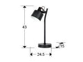 Luxury SCHULLER TABLE LAMP 1L.- Benjamin & Maxwell