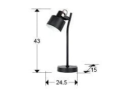 Luxury SCHULLER TABLE LAMP 1L.- Benjamin & Maxwell