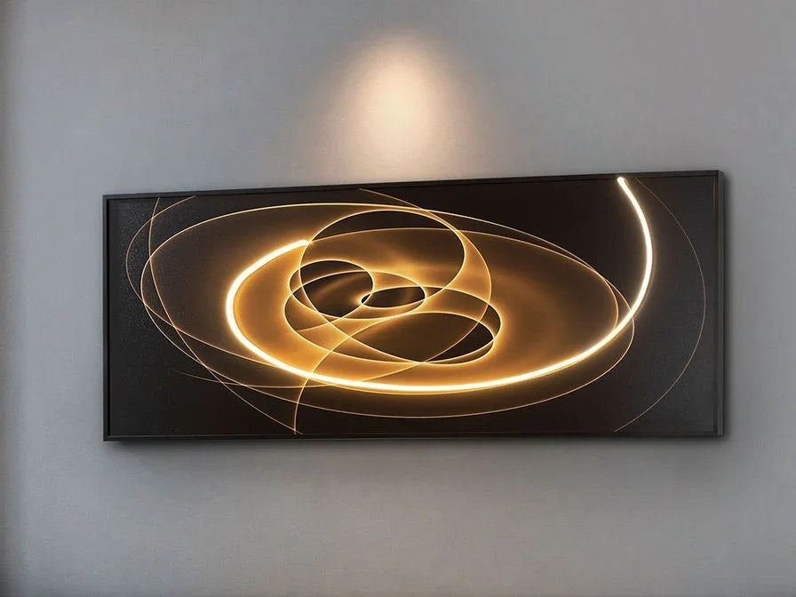 Luxury SCHULLER TRAZADOS LED LIGHT ART  - Benjamin & Maxwell