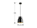 Luxury SCHULLER VULCANO  - LAMP 1L- Benjamin & Maxwell