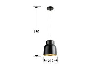 Luxury SCHULLER VULCANO  - LAMP 1L- Benjamin & Maxwell