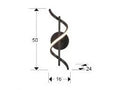 Luxury Schuller BLACK WALL LAMP - Benjamin & Maxwell