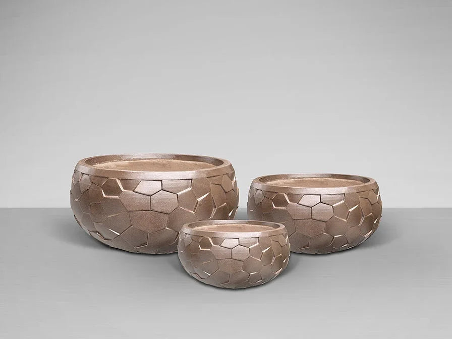 Luxury Schuller CANELA- SET 3 PLANTERS- - Benjamin & Maxwell