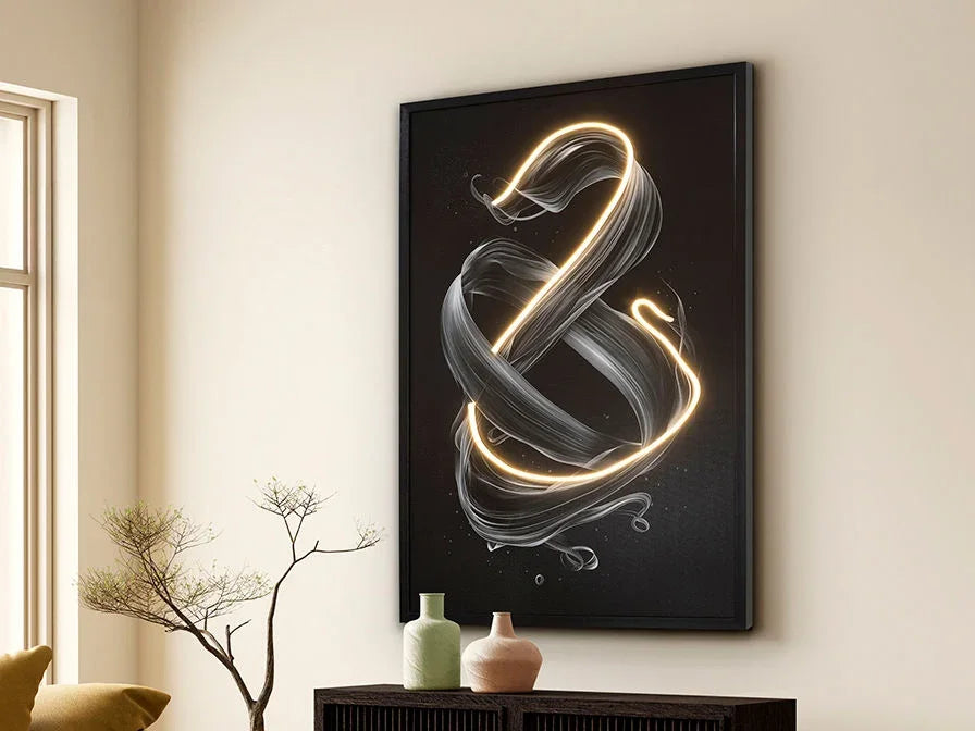 Luxury Schuller CINETIC LED LIGHT ART- Benjamin & Maxwell