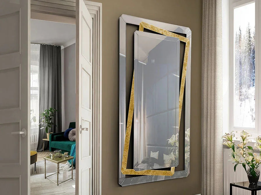 Luxury Schuller NORA MIRROR GOLD- Benjamin & Maxwell
