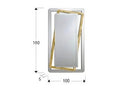 Luxury Schuller NORA MIRROR GOLD- Benjamin & Maxwell