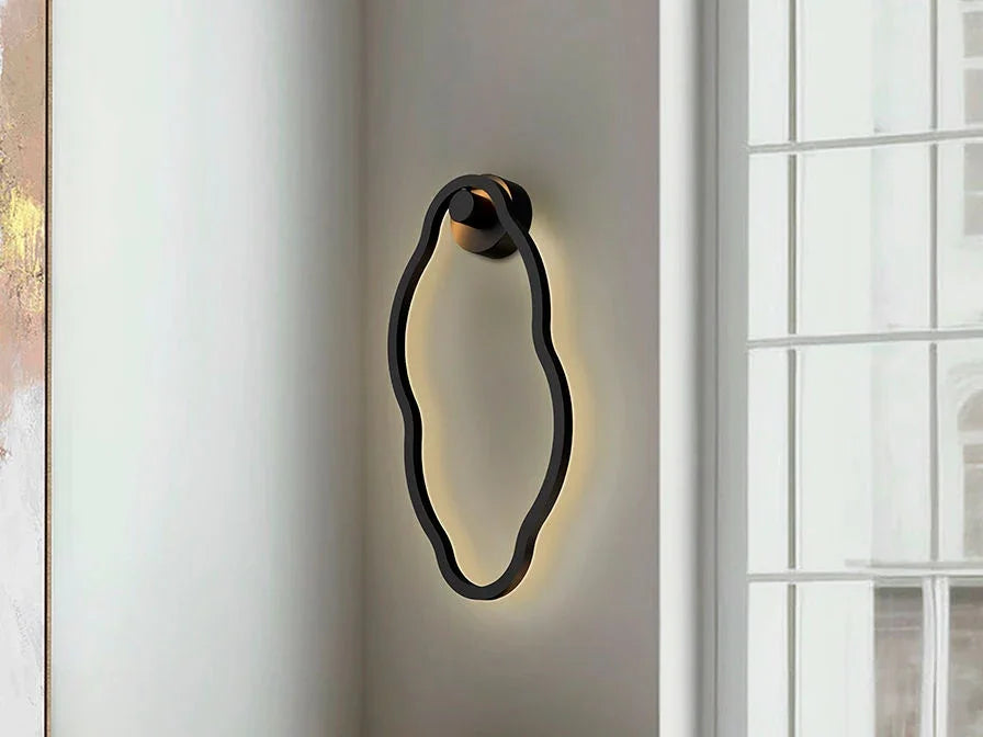 Luxury Schuller Tono Black Wall Lamp