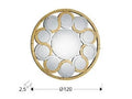 Luxury Schuller ZENDAYA MIRROR GOLD- Benjamin & Maxwell