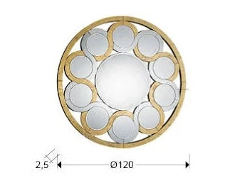 Luxury Schuller ZENDAYA MIRROR GOLD- Benjamin & Maxwell