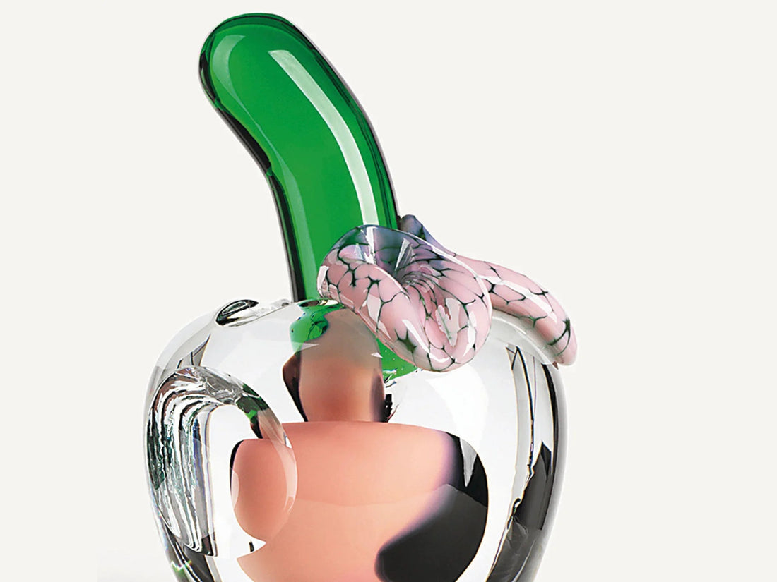 Luxury We Love Apples Clear/Pink - Benjamin & Maxwell