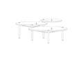 Luxury furniture Leaf Coffee   - Benjamin & Maxwell