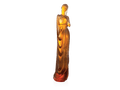 Daum Lys d'Eau de Marie-Paule Deville-Chabrolle amber glass figurine
