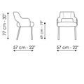 Leather Or Fabric Chair Mask Miss Mask