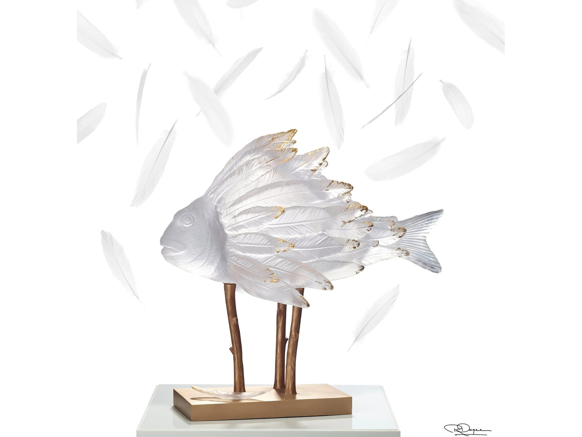 Modern Art Punky Fish Blanc - Benjamin & Maxwell