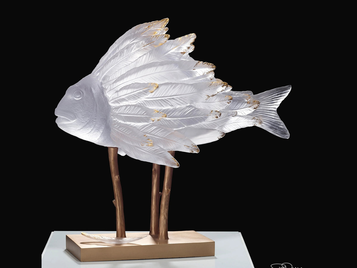 Modern Art Punky Fish Blanc - Benjamin & Maxwell
