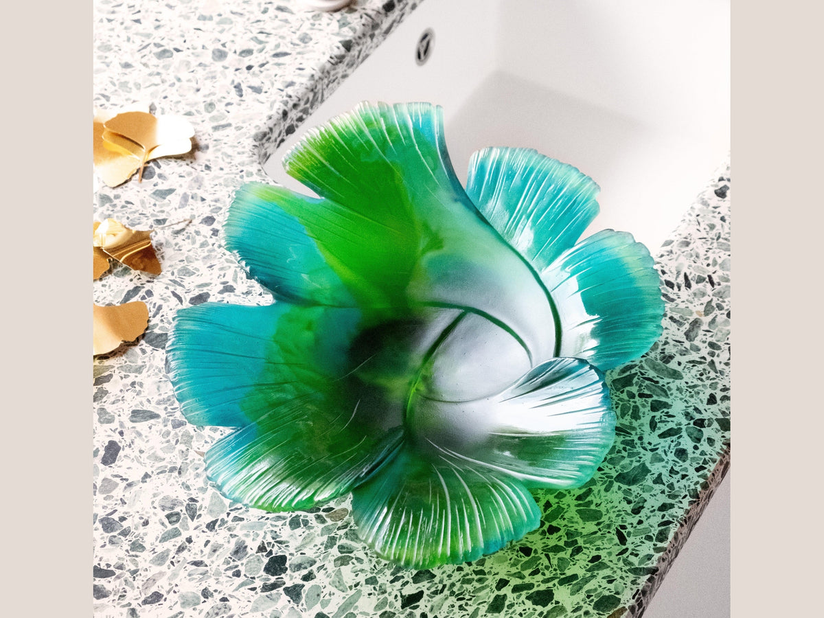 Modern Ginkgo Coupe magnum Verte- Benjamin & Maxwell