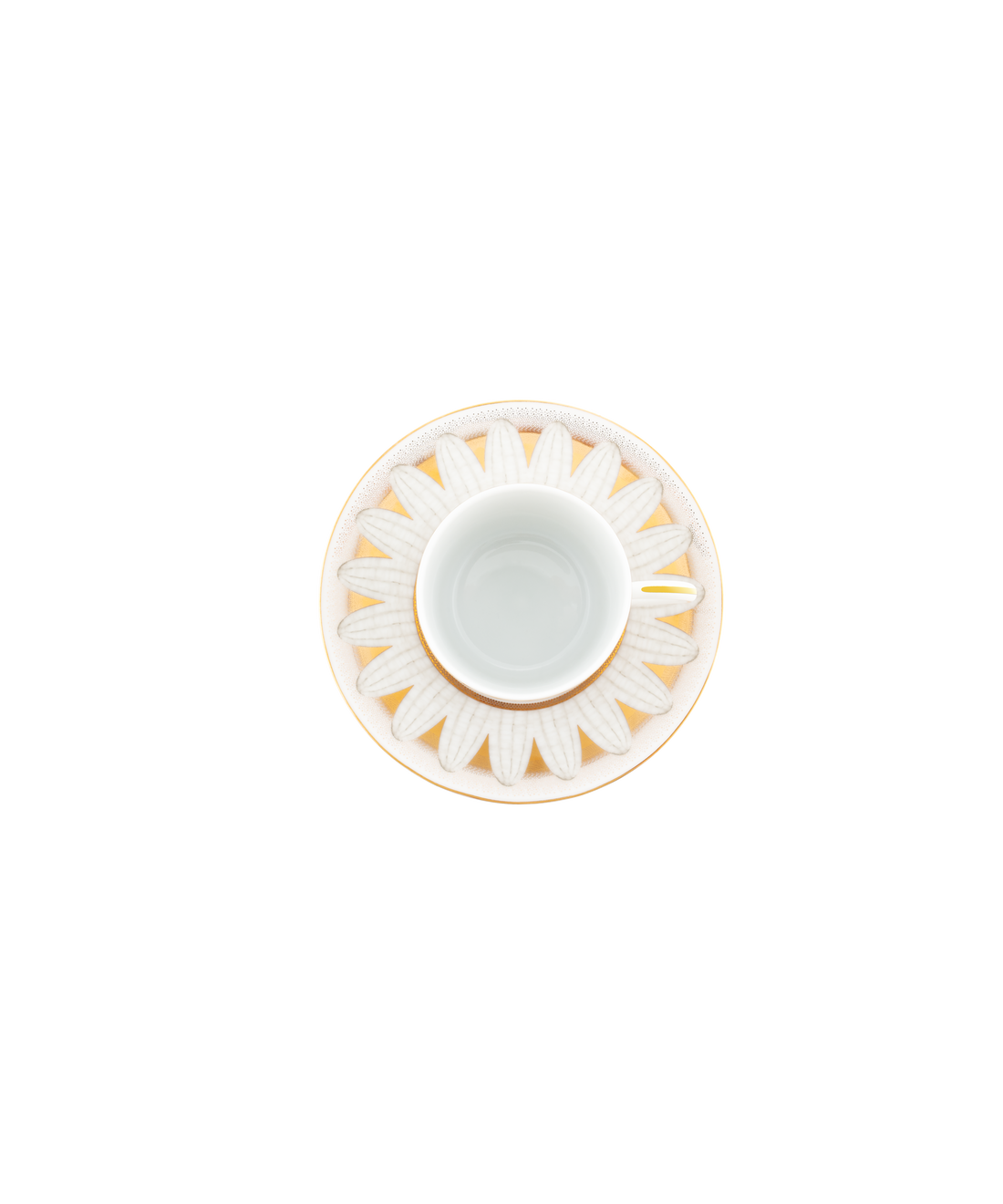 Or d'Abeille Coffret de 2 tasses à café avec soucoupe porcelaine