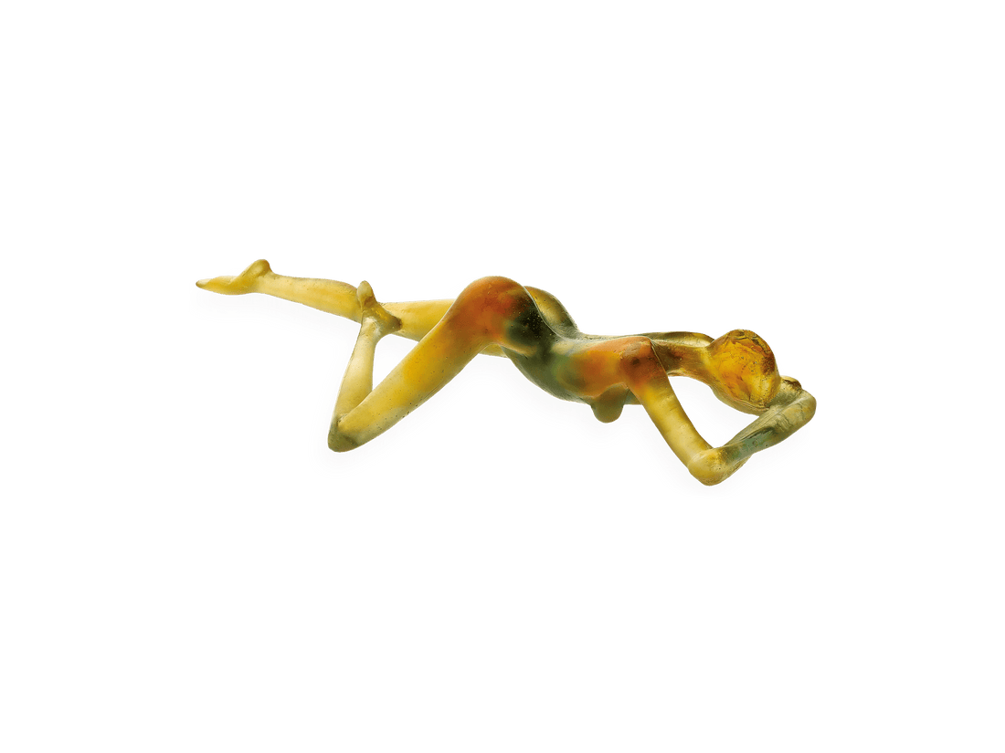 Daum Rêve d'amour de Sylvie Mangaud 425ex glass sculpture of a female figure