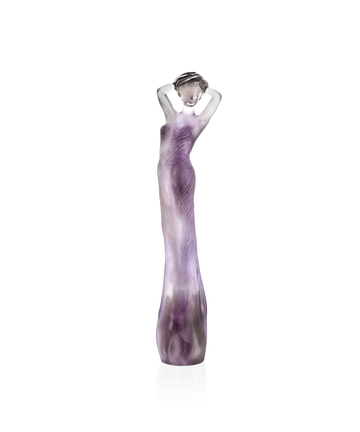 Adèle Grise et violette de Jean-Philippe Richard 375ex - Daum