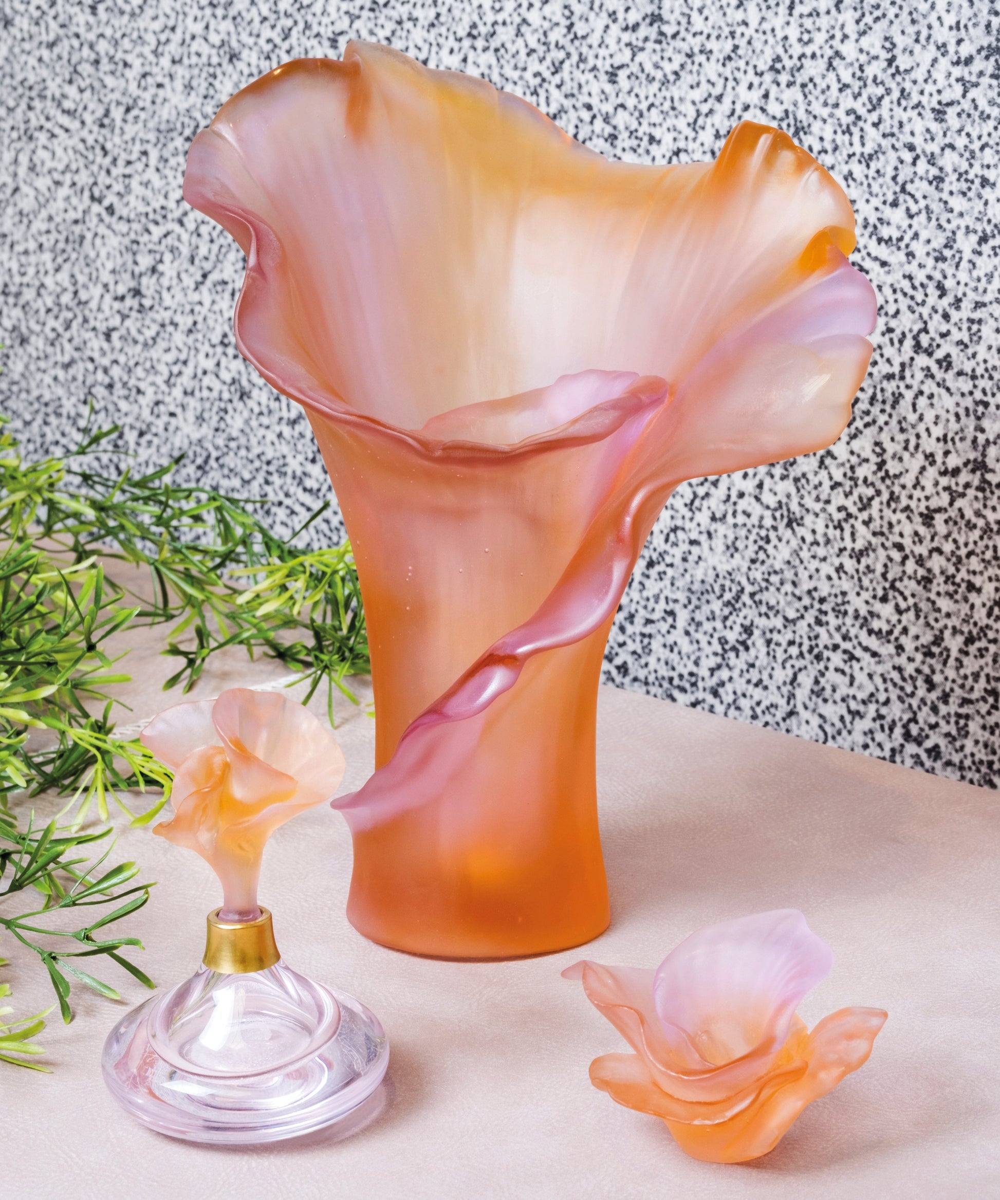 Arum Flacon à parfum Ambre-rose - Daum