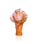 Arum Vase grand modèle Ambre-rose - Daum
