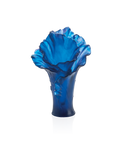 Arum Vase grand modèle Bleu nuit - Daum