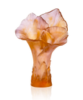 Arum Vase magnum Ambre-rose - Daum