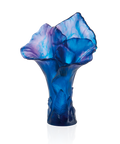 Arum Vase magnum Bleu nuit - Daum