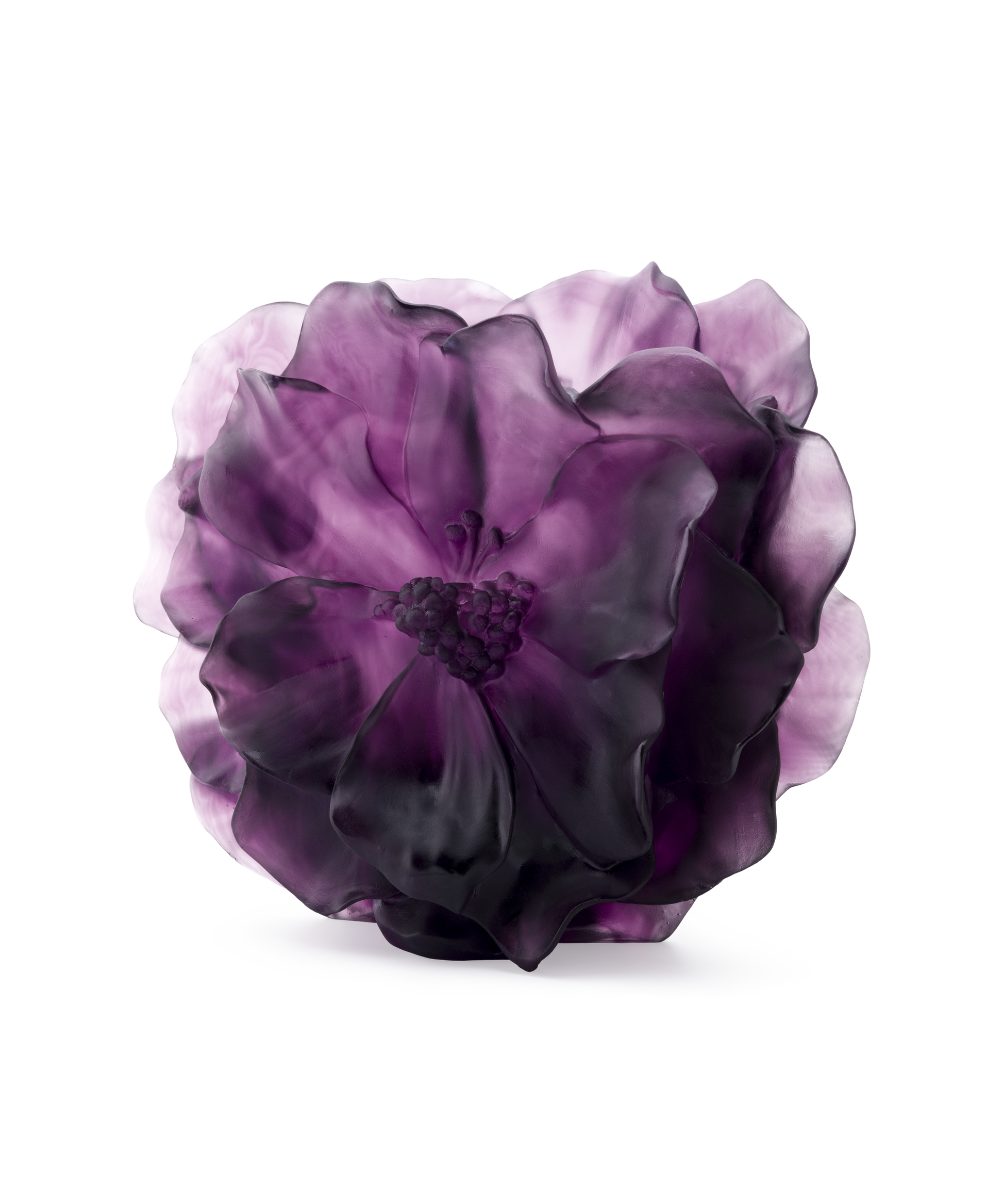 Camelia Vase grand modèle Violet - Daum