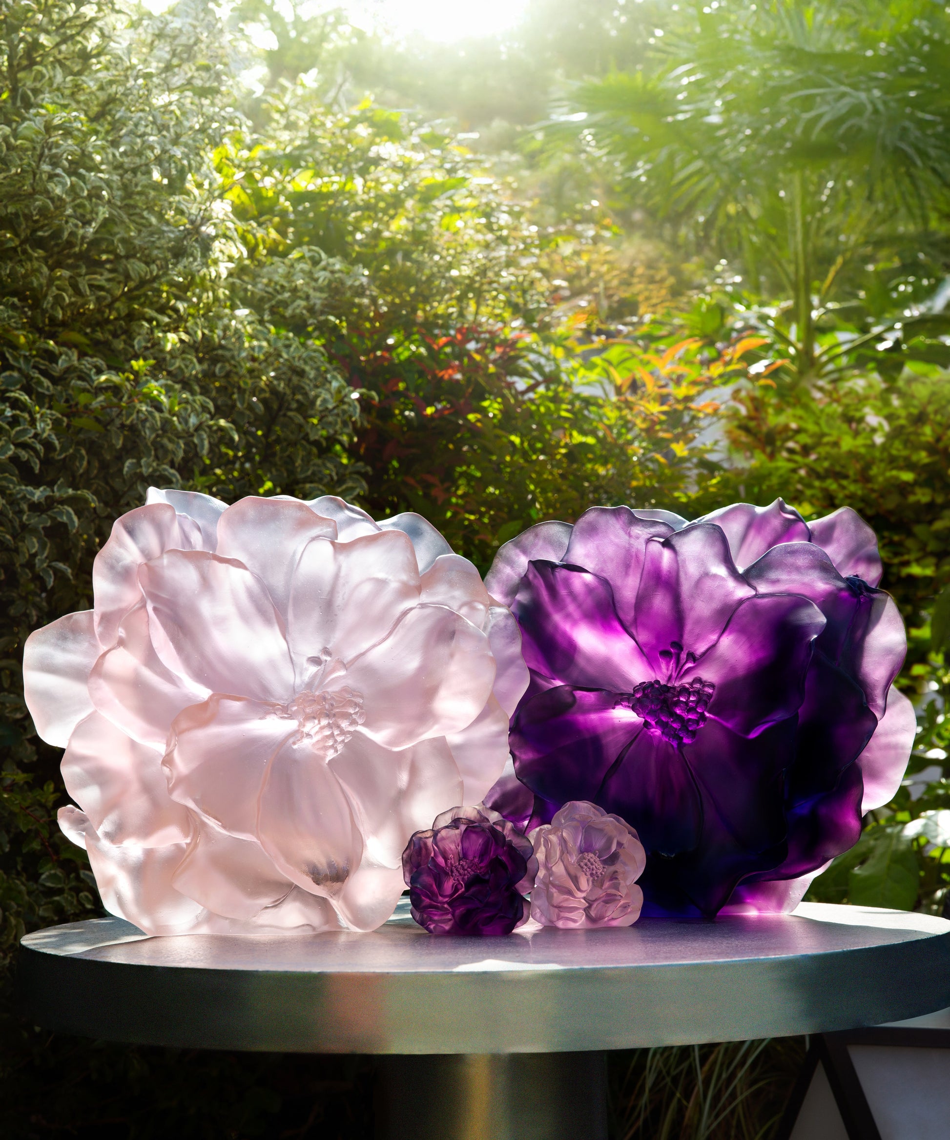 Camelia Vase grand modèle Violet - Daum