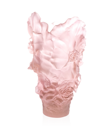 Camelia Vase magnum Rose 99ex - Daum