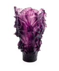 Camelia Vase magnum Violet 99ex - Daum