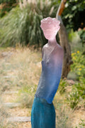 Charlotte Bleue et Rose de Jean-Philippe Richard 175ex - Daum