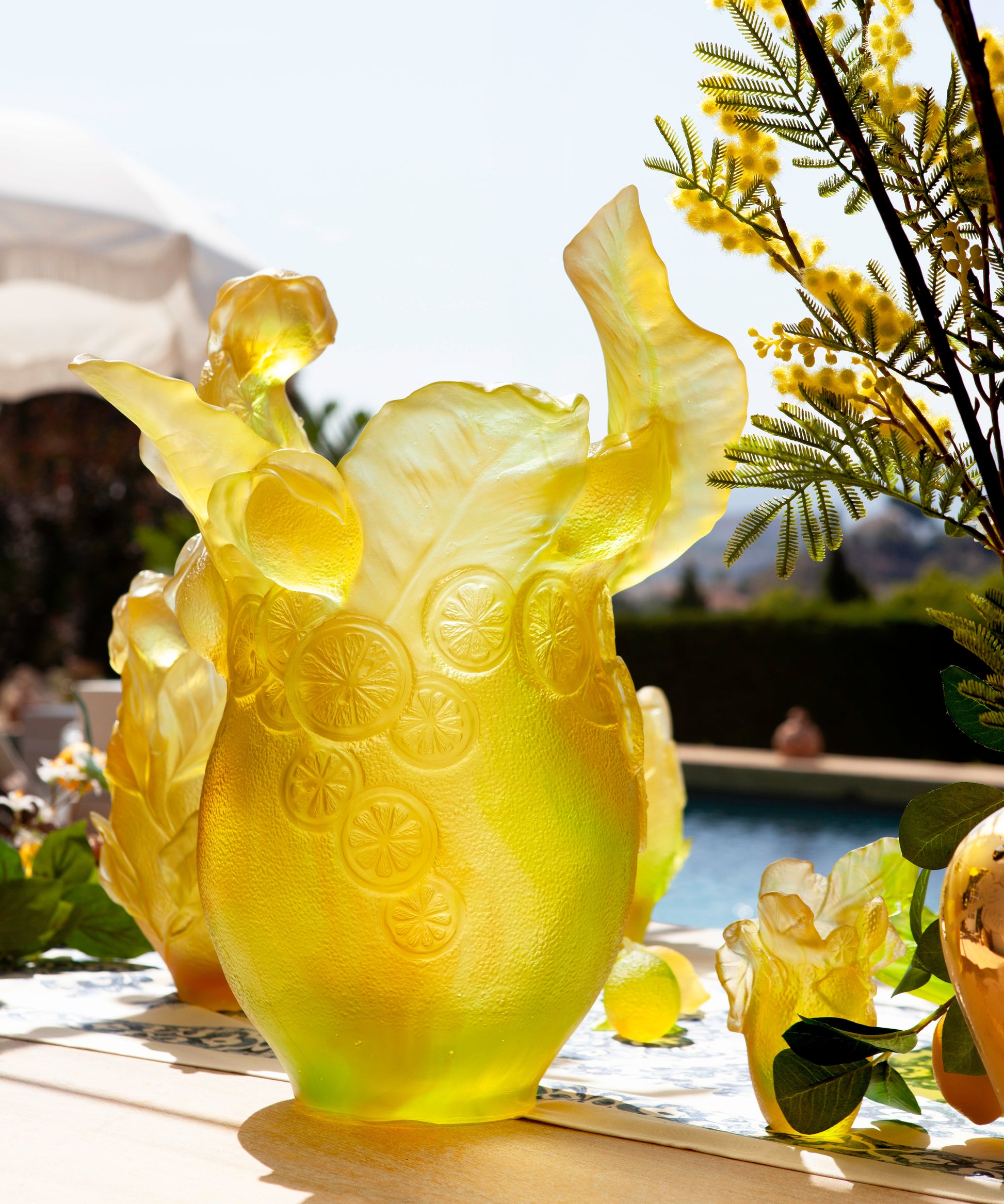 Citrus Vase magnum 99ex - Daum