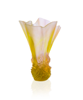 Collection Croisière Vase grand modèle Rose et vert - Daum