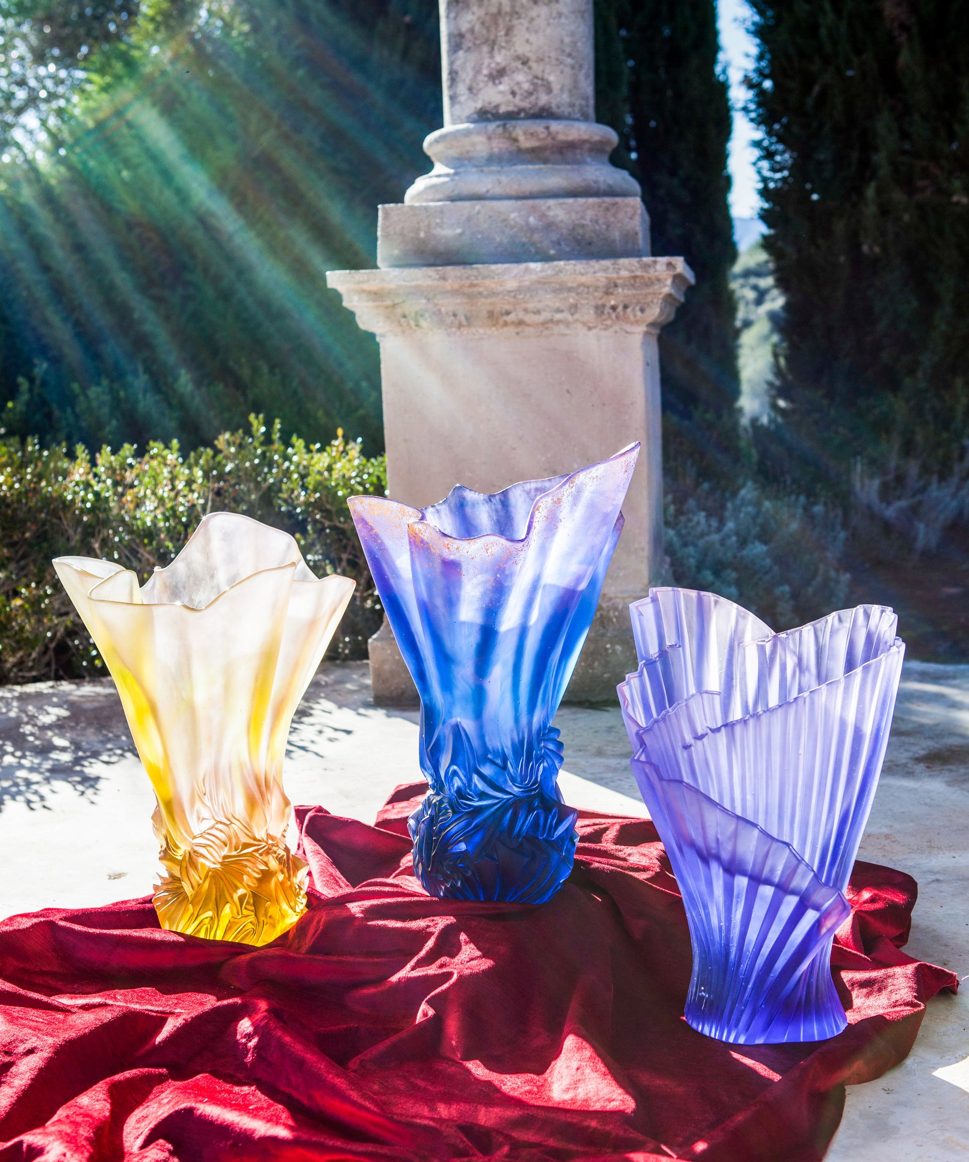 Collection Croisière Vase moyen modèle Lilas - Daum