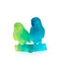 Couple de perruches Bleu - Daum