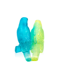 Couple de perruches Bleu - Daum