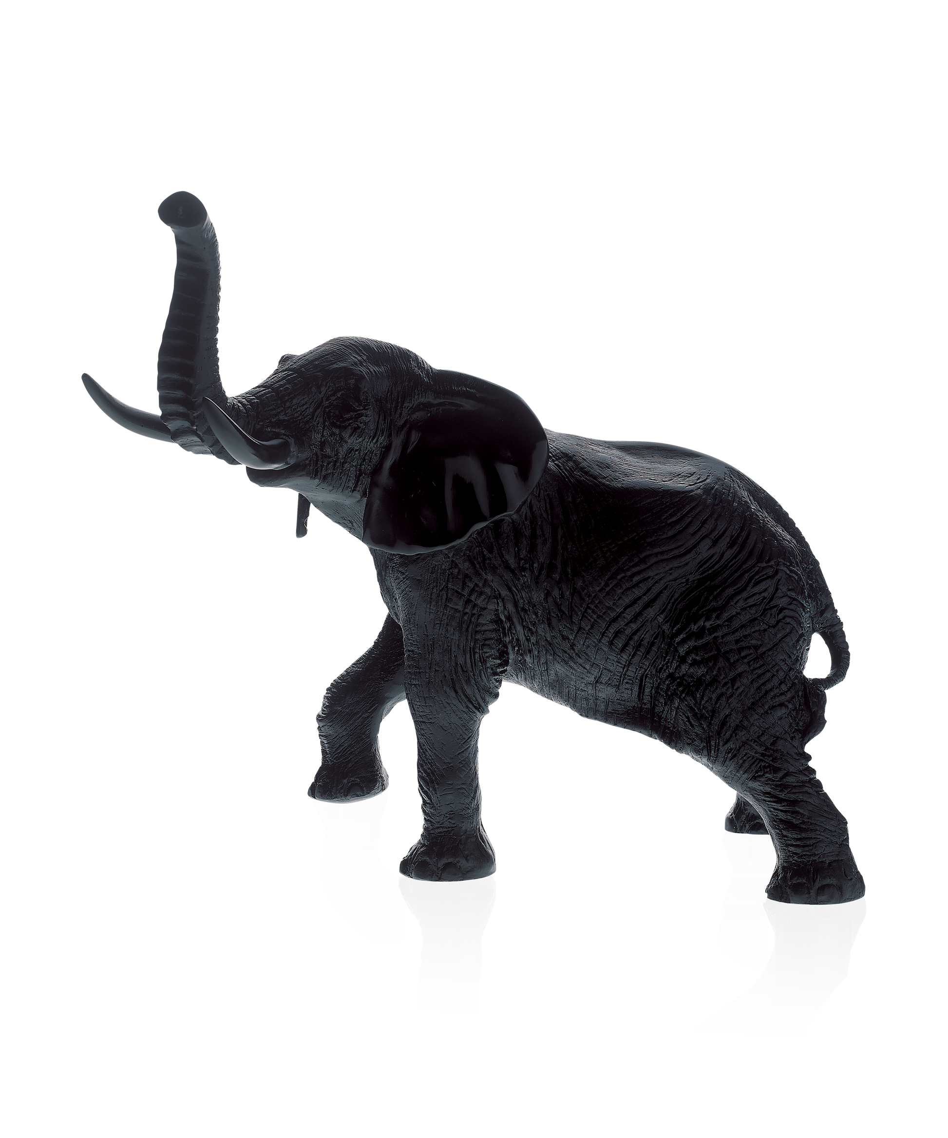 Eléphant grand modèle Noir de Jean-François Leroy 1000ex - Daum