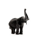 Eléphant moyen modèle Noir de Jean-François Leroy - Daum