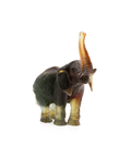 Eléphant moyen modèle Vert et ambre de Jean-François Leroy - Daum