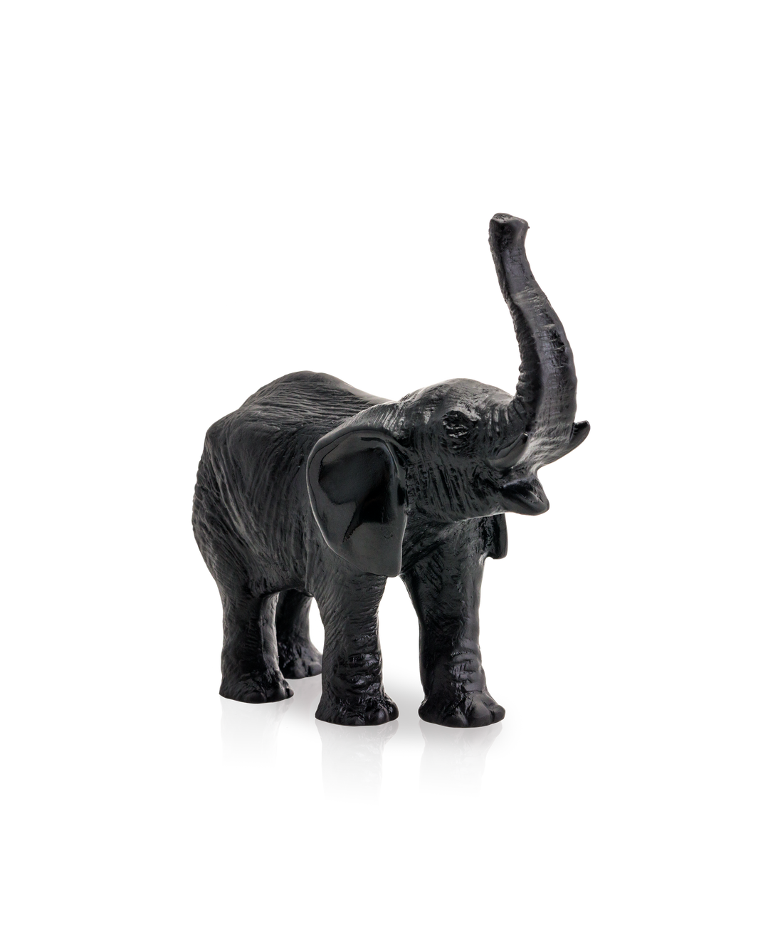 Eléphant petit modèle Noir de Jean-François Leroy - Daum