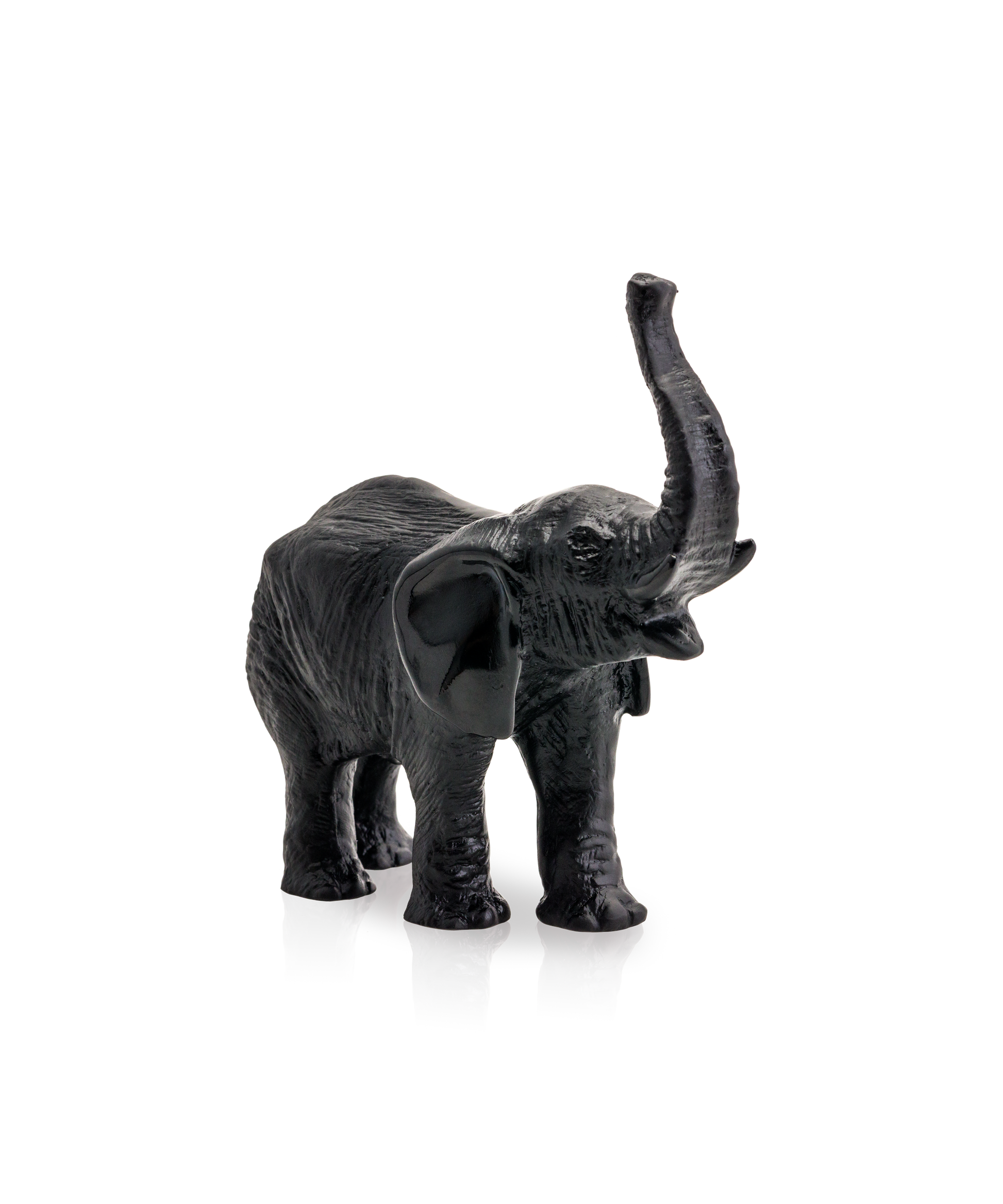 Eléphant petit modèle Noir de Jean-François Leroy - Daum
