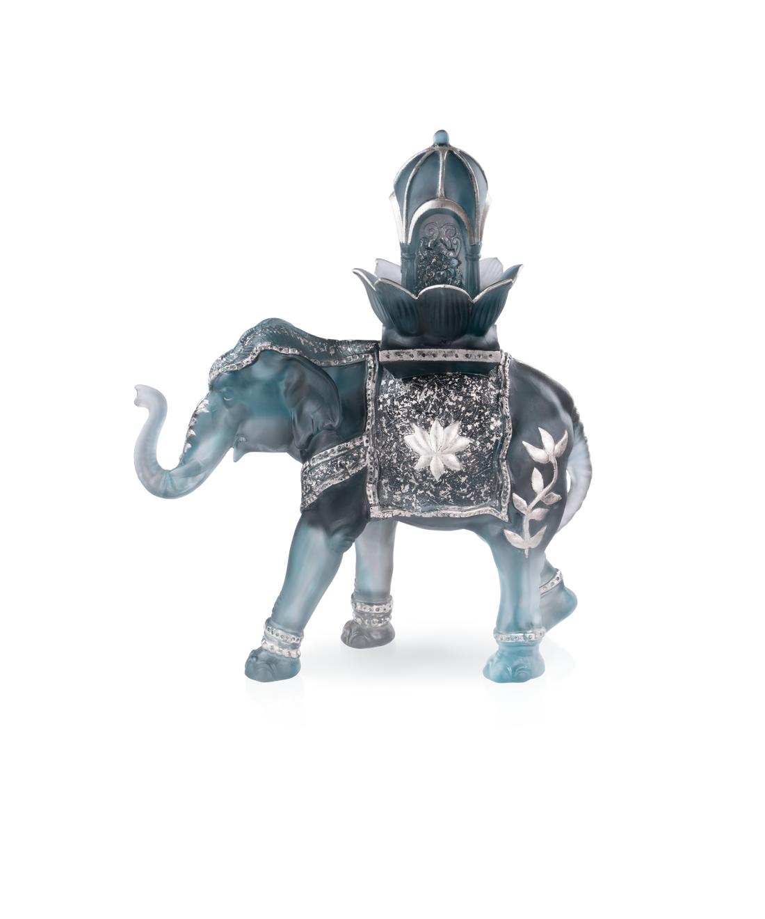 Eléphant Shalmara bleu gris 25ex - Daum