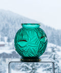 Empreinte Vase grand modèle Vert, finition or 75ex - Daum