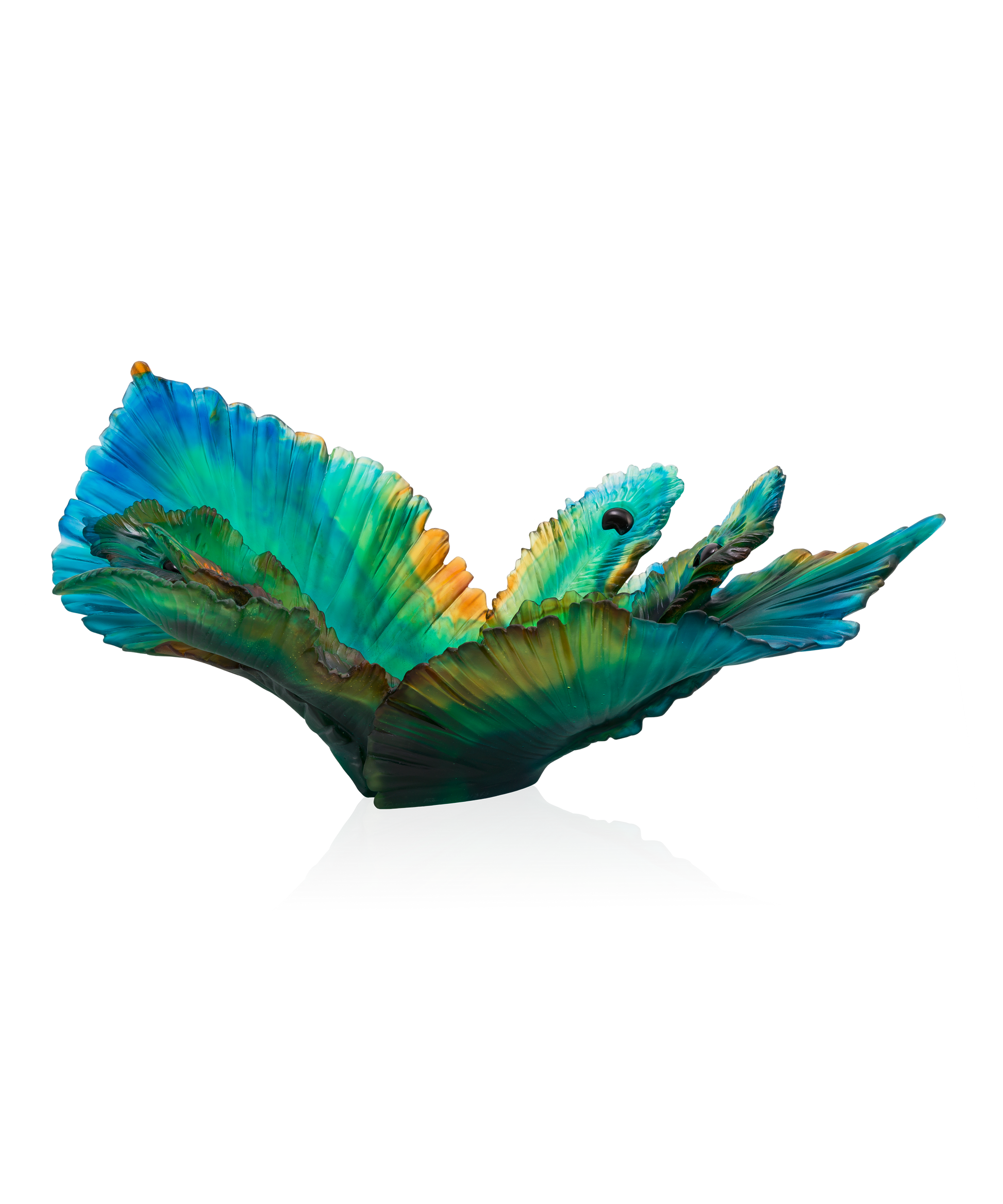 Fleur de Paon Centre de table 375ex - Daum