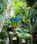 Fleur de Paon Exotique Centre de table 99ex - Daum
