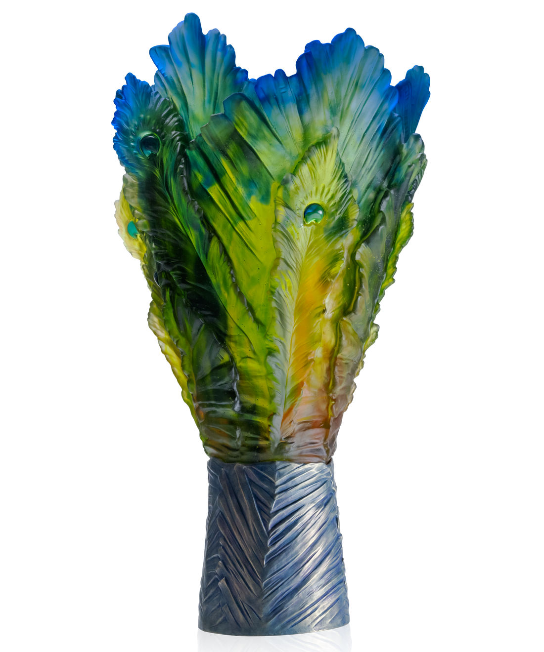 Fleur de Paon Exotique Vase Magnum 25ex - Daum