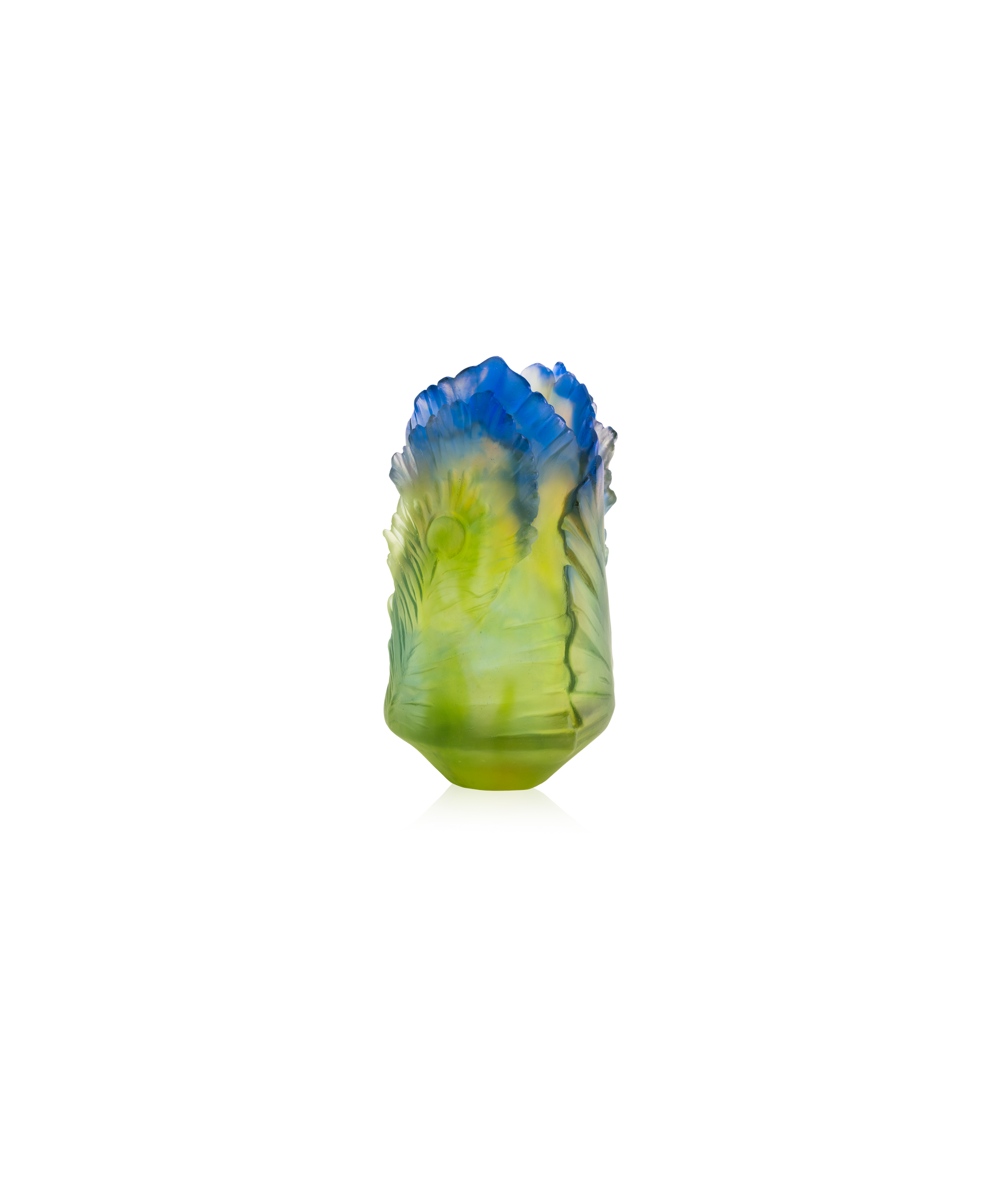 Fleur de Paon Exotique Vase petit modèle - Daum