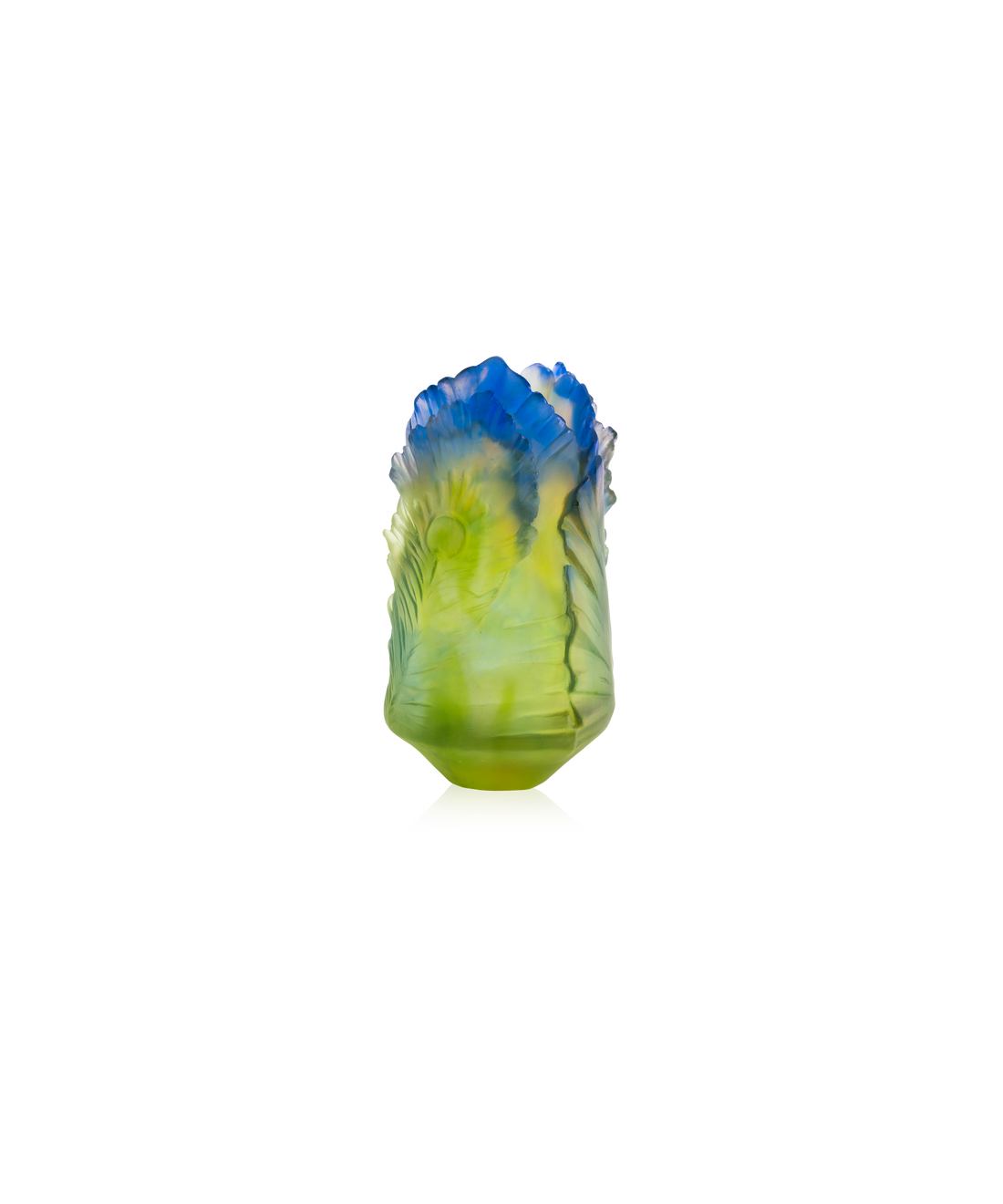 Fleur de Paon Exotique Vase petit modèle - Daum